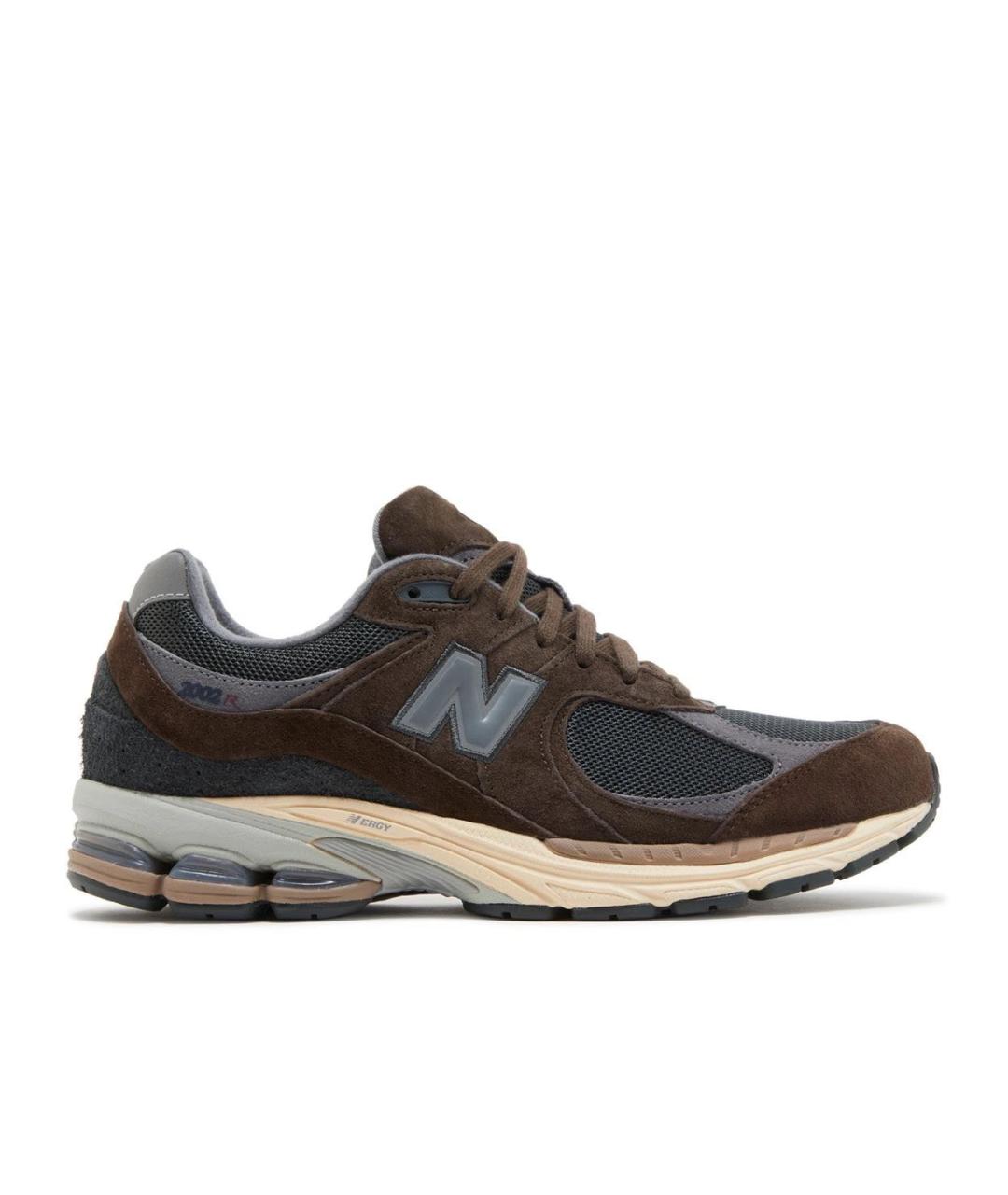 NEW BALANCE Коричневые замшевые кроссовки, фото 1