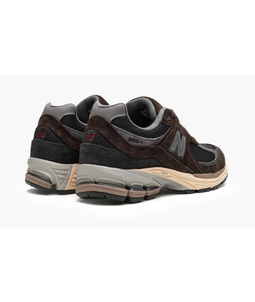 NEW BALANCE Коричневые замшевые кроссовки, фото 3