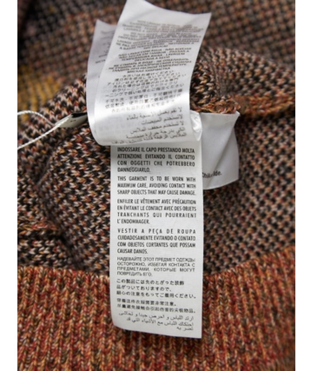 GUCCI Оранжевый шерстяной джемпер / свитер, фото 5