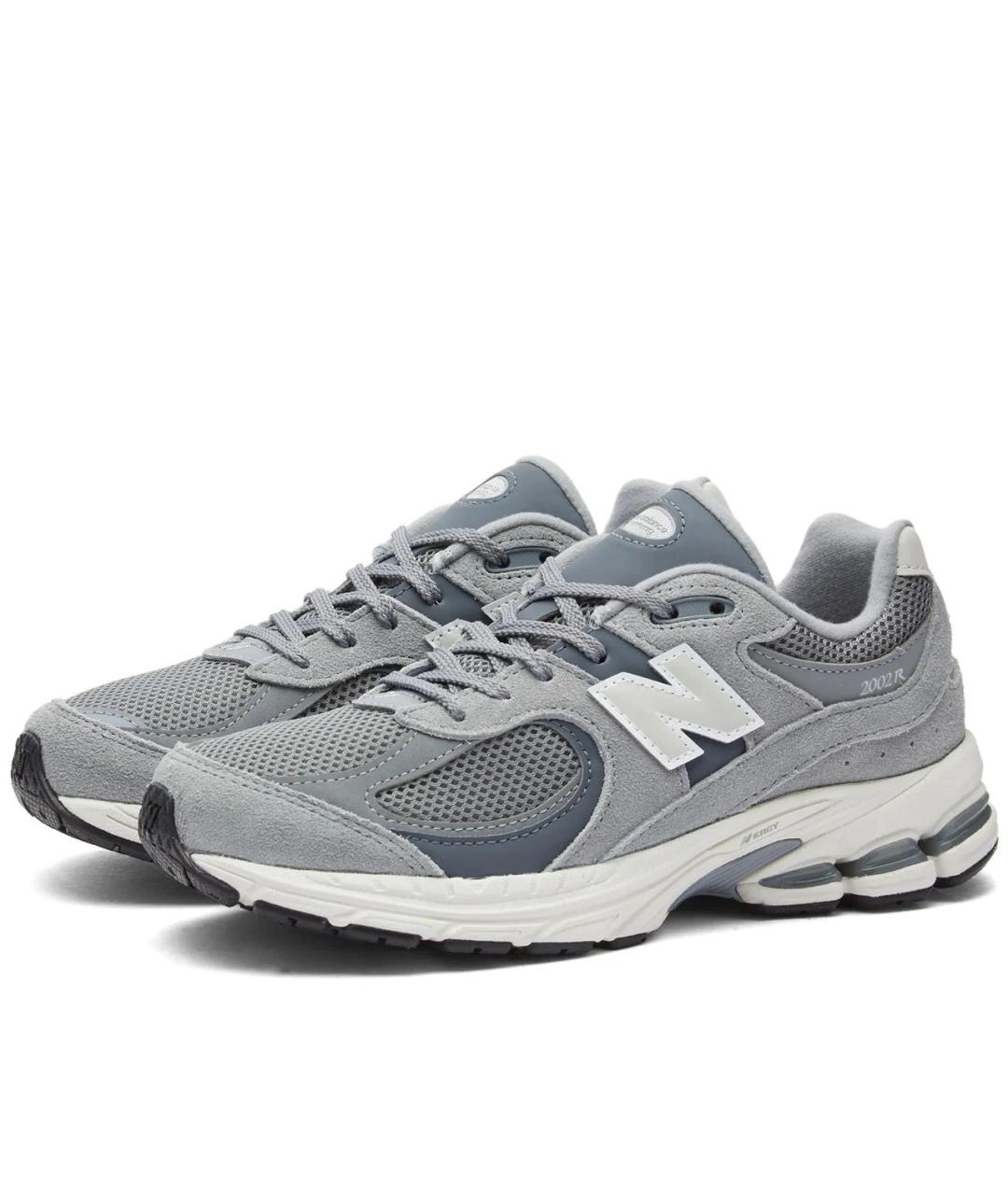 NEW BALANCE Серые замшевые кроссовки, фото 2