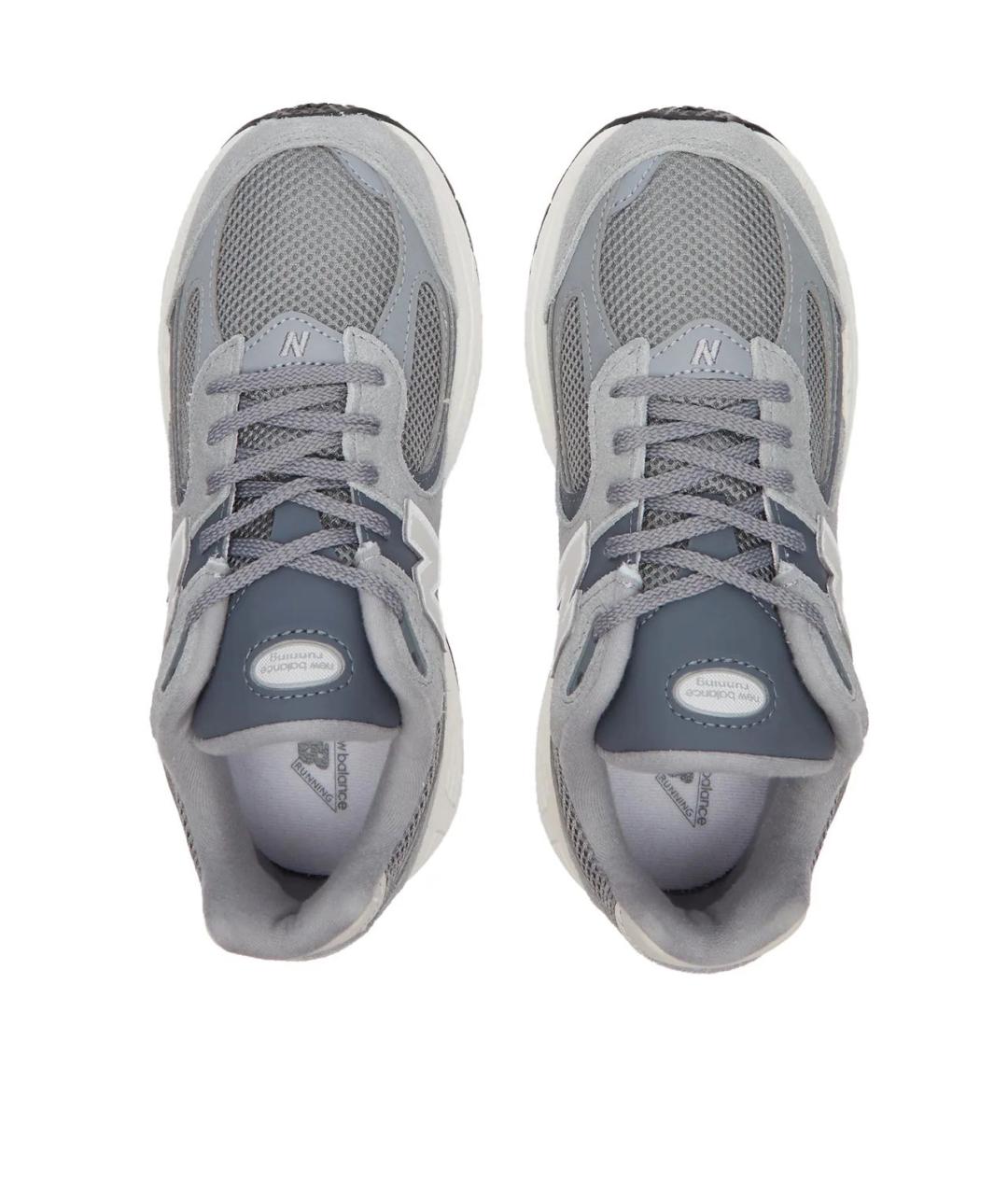 NEW BALANCE Серые замшевые кроссовки, фото 3