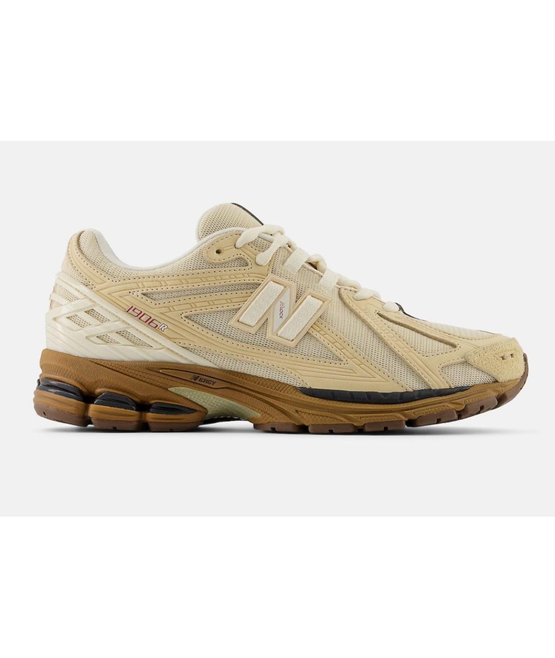 NEW BALANCE Бежевые текстильные низкие кроссовки / кеды, фото 3