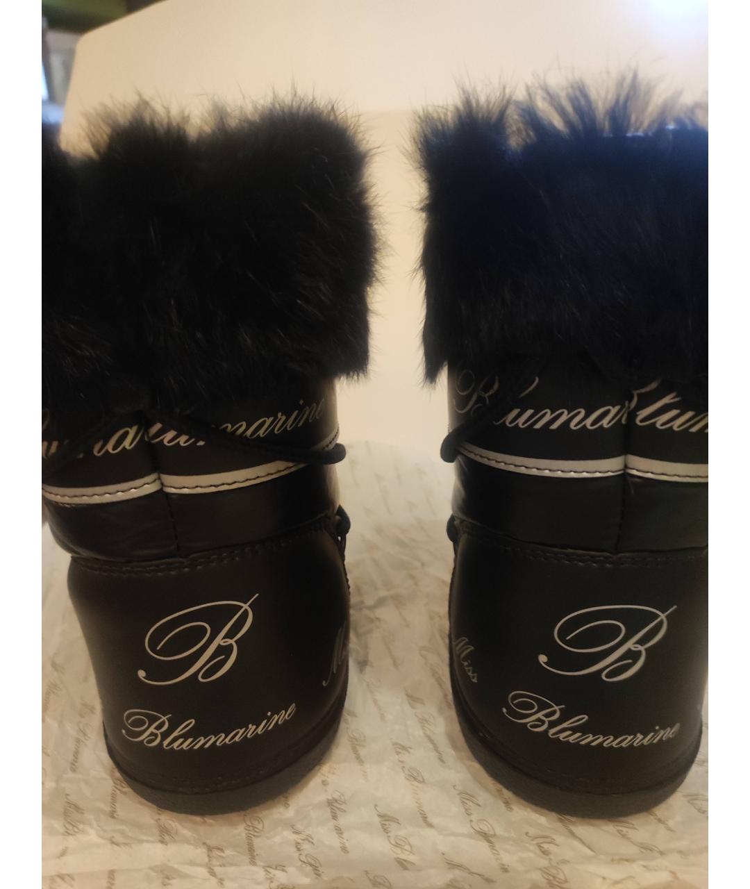 BLUMARINE Черные сапоги, фото 3