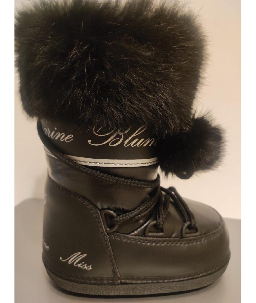 BLUMARINE Черные сапоги, фото 5