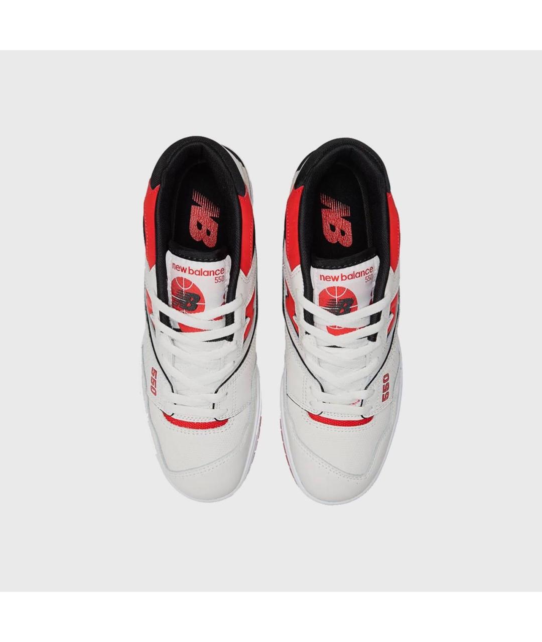 NEW BALANCE Бежевые кожаные низкие кроссовки / кеды, фото 3