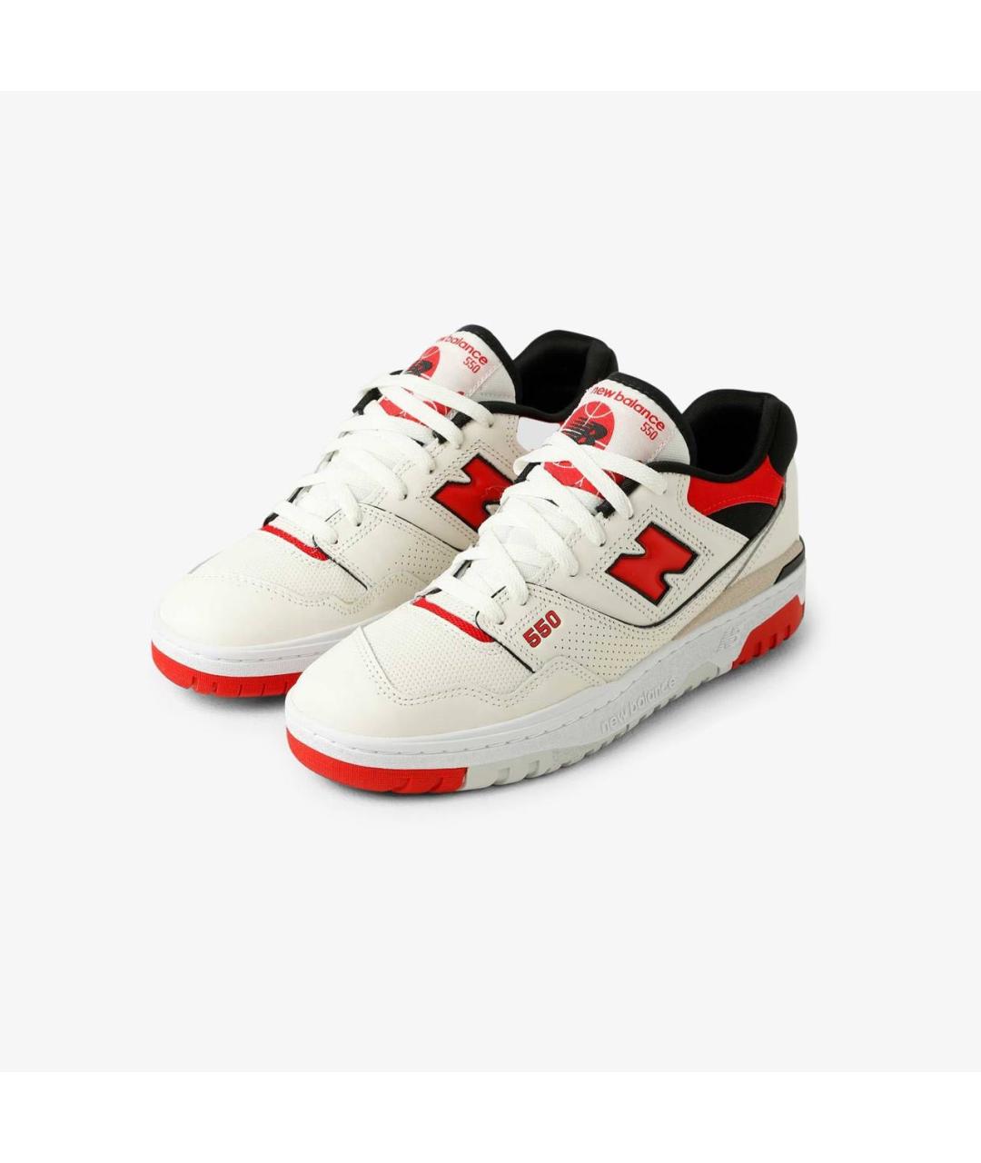 NEW BALANCE Бежевые кожаные низкие кроссовки / кеды, фото 2