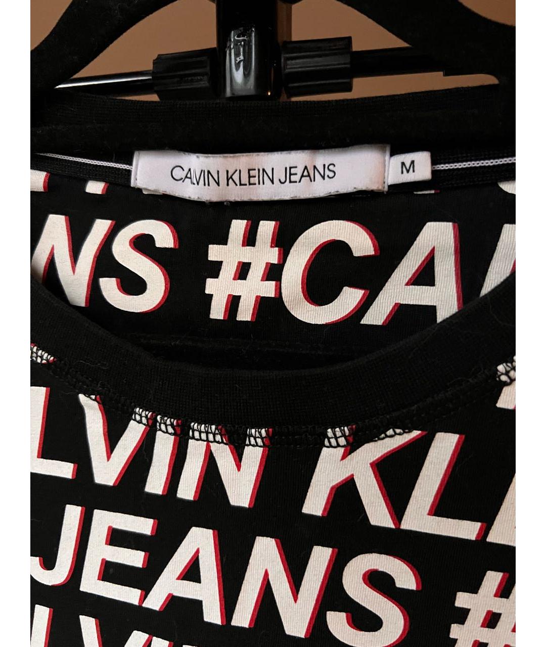 CALVIN KLEIN JEANS Хлопковая футболка, фото 6