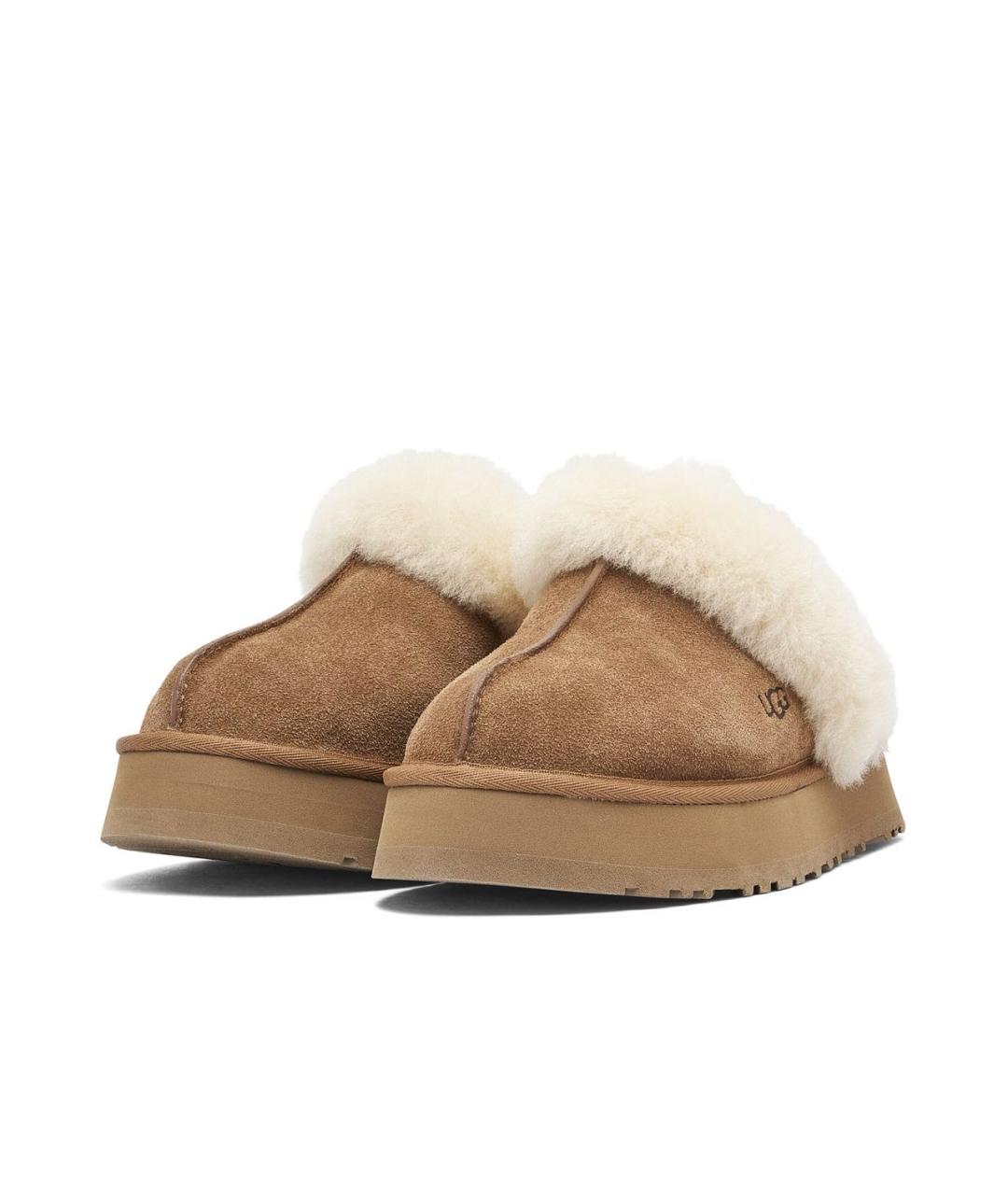 UGG AUSTRALIA Коричневые замшевые ботинки, фото 2