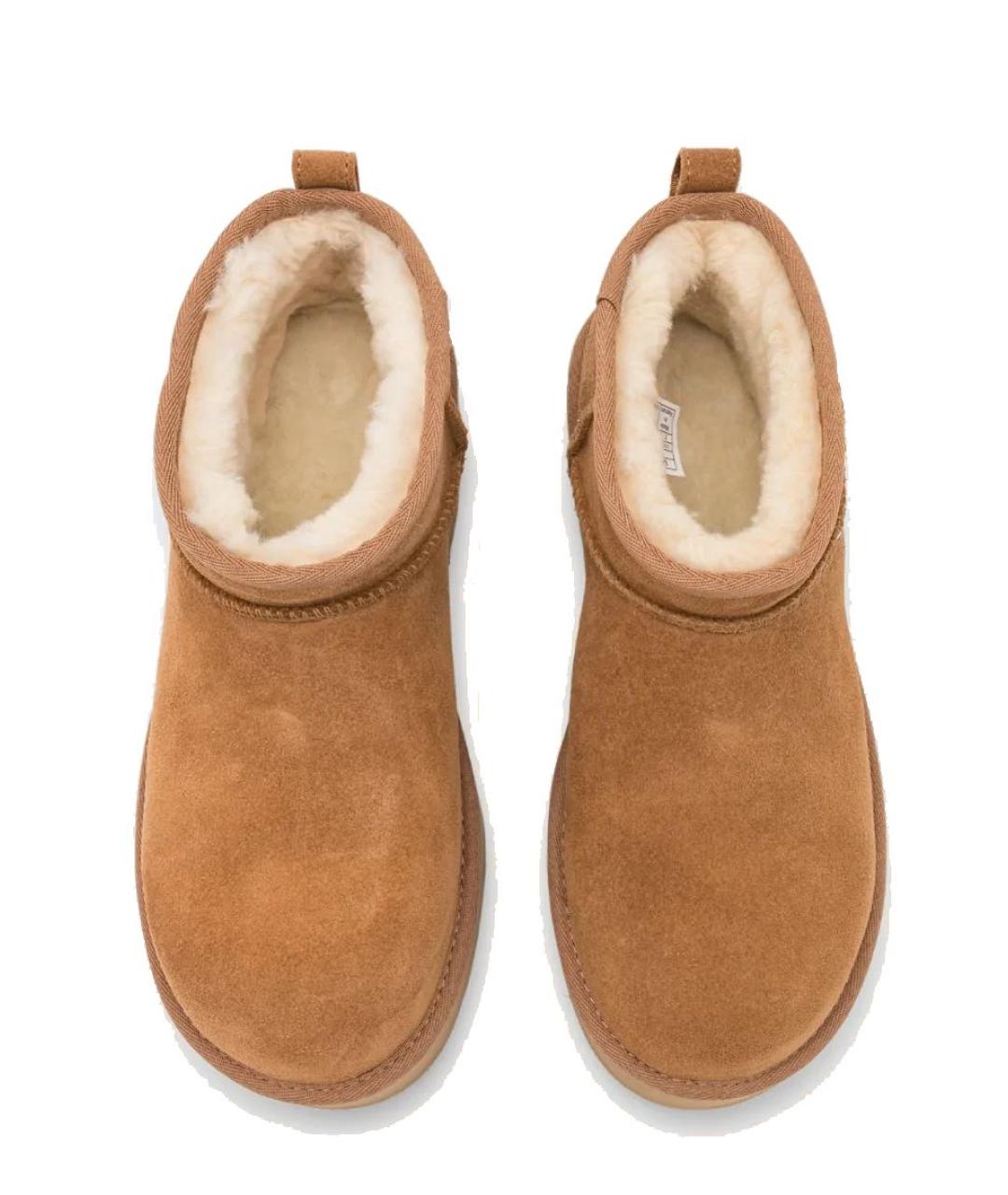 UGG AUSTRALIA Коричневые замшевые ботинки, фото 3