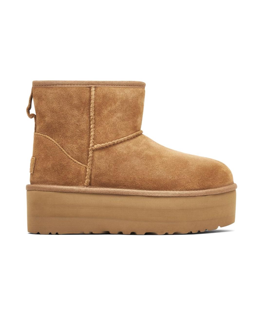 UGG AUSTRALIA Коричневые замшевые ботинки, фото 1