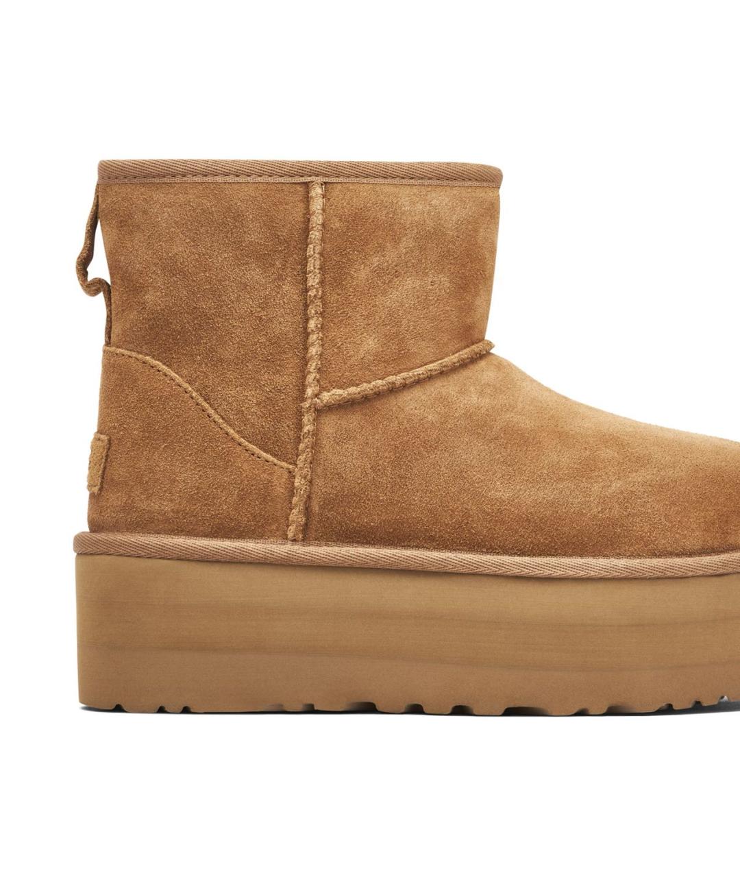 UGG AUSTRALIA Коричневые замшевые ботинки, фото 5