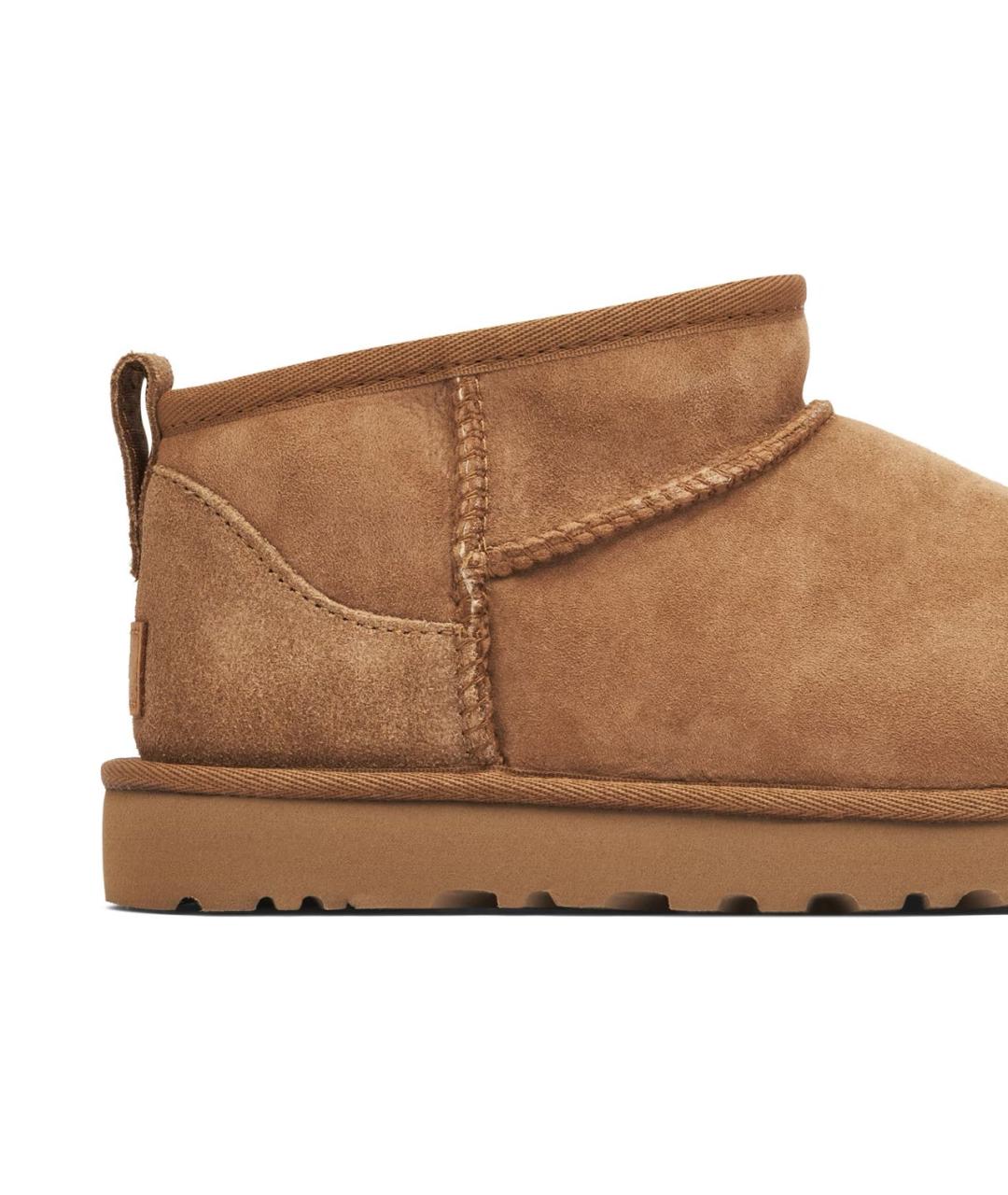 UGG AUSTRALIA Коричневые замшевые ботинки, фото 5