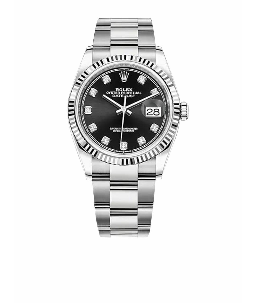 ROLEX Серебряные часы из белого золота, фото 1