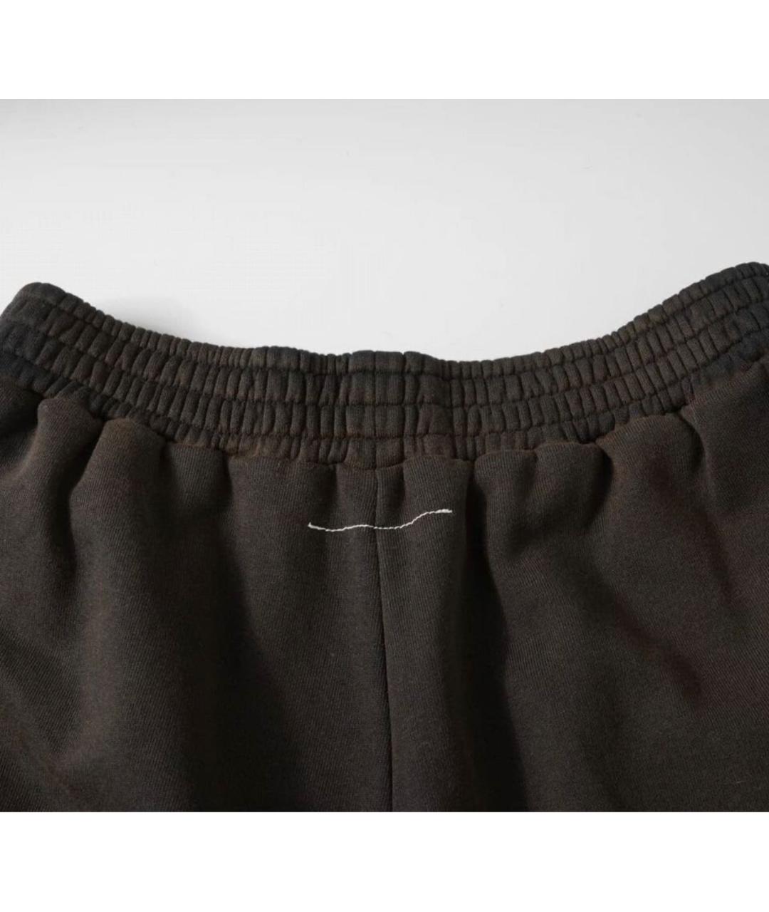 MM6 MAISON MARGIELA Коричневые хлопковые спортивные брюки и шорты, фото 8