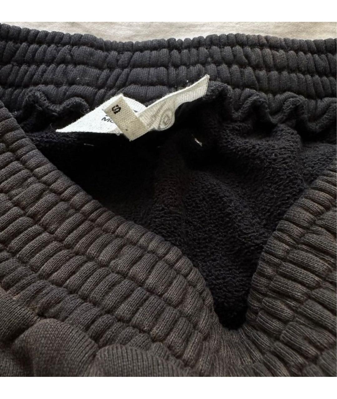 MM6 MAISON MARGIELA Коричневые хлопковые спортивные брюки и шорты, фото 4
