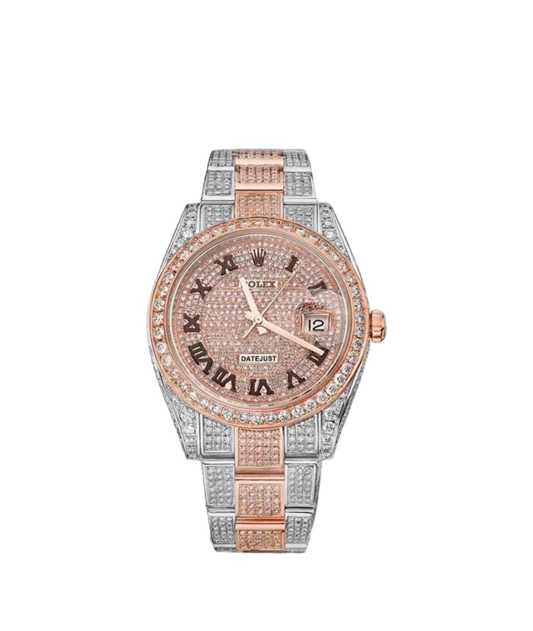 ROLEX Розовые часы, фото 1