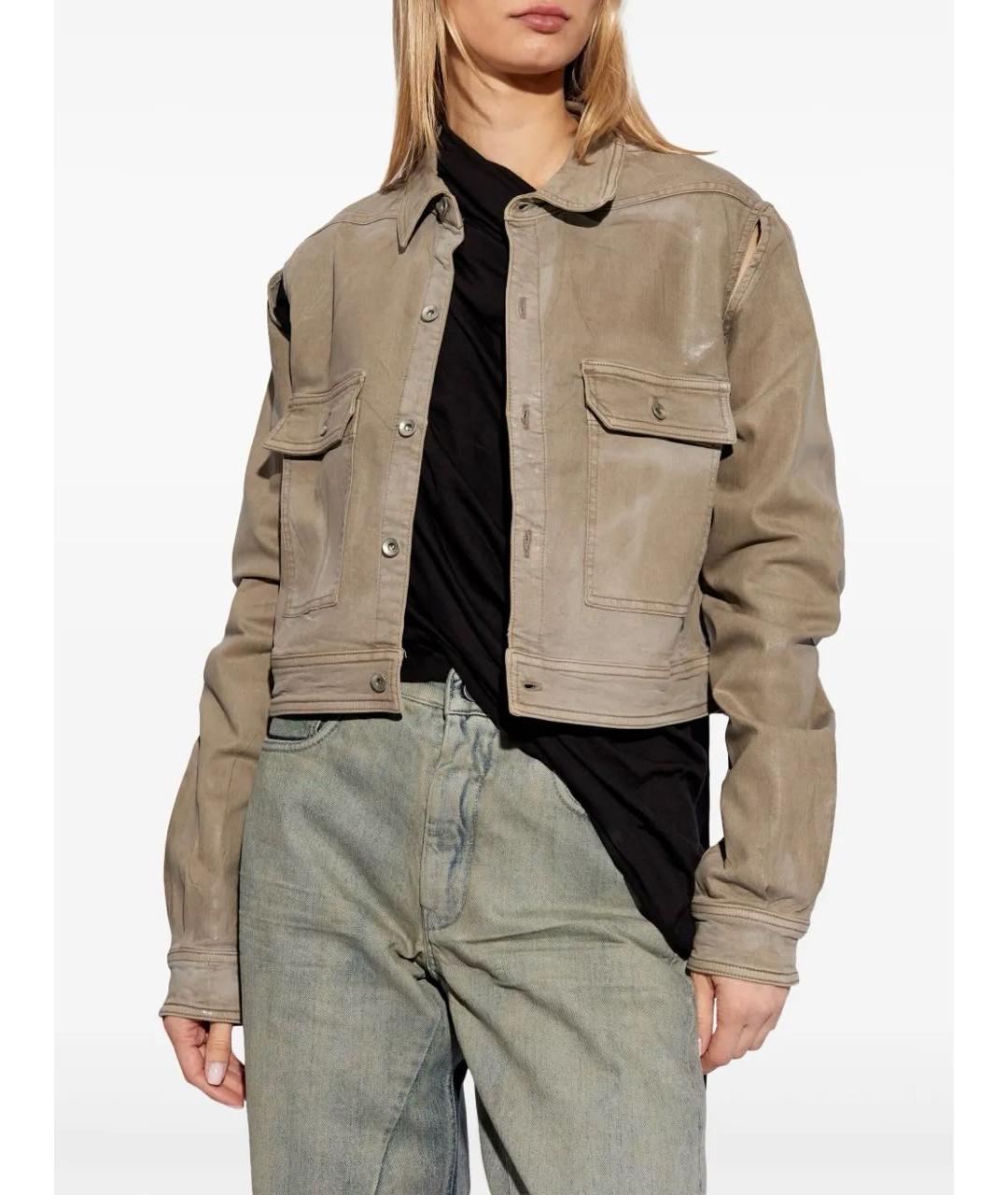 RICK OWENS DRKSHDW Серая куртка, фото 6