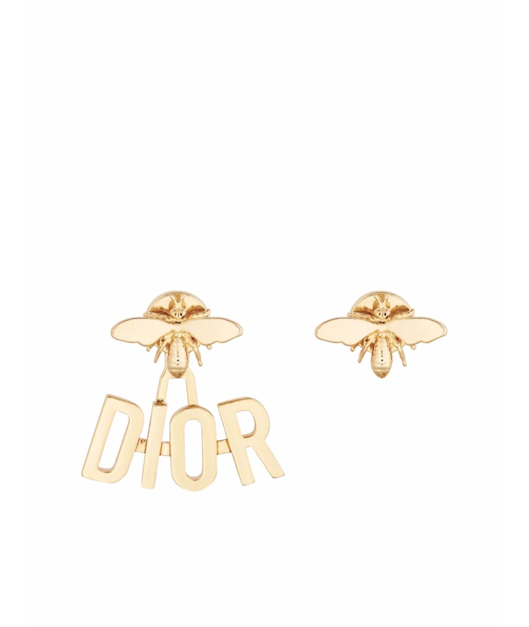 CHRISTIAN DIOR Золотые серьги, фото 1