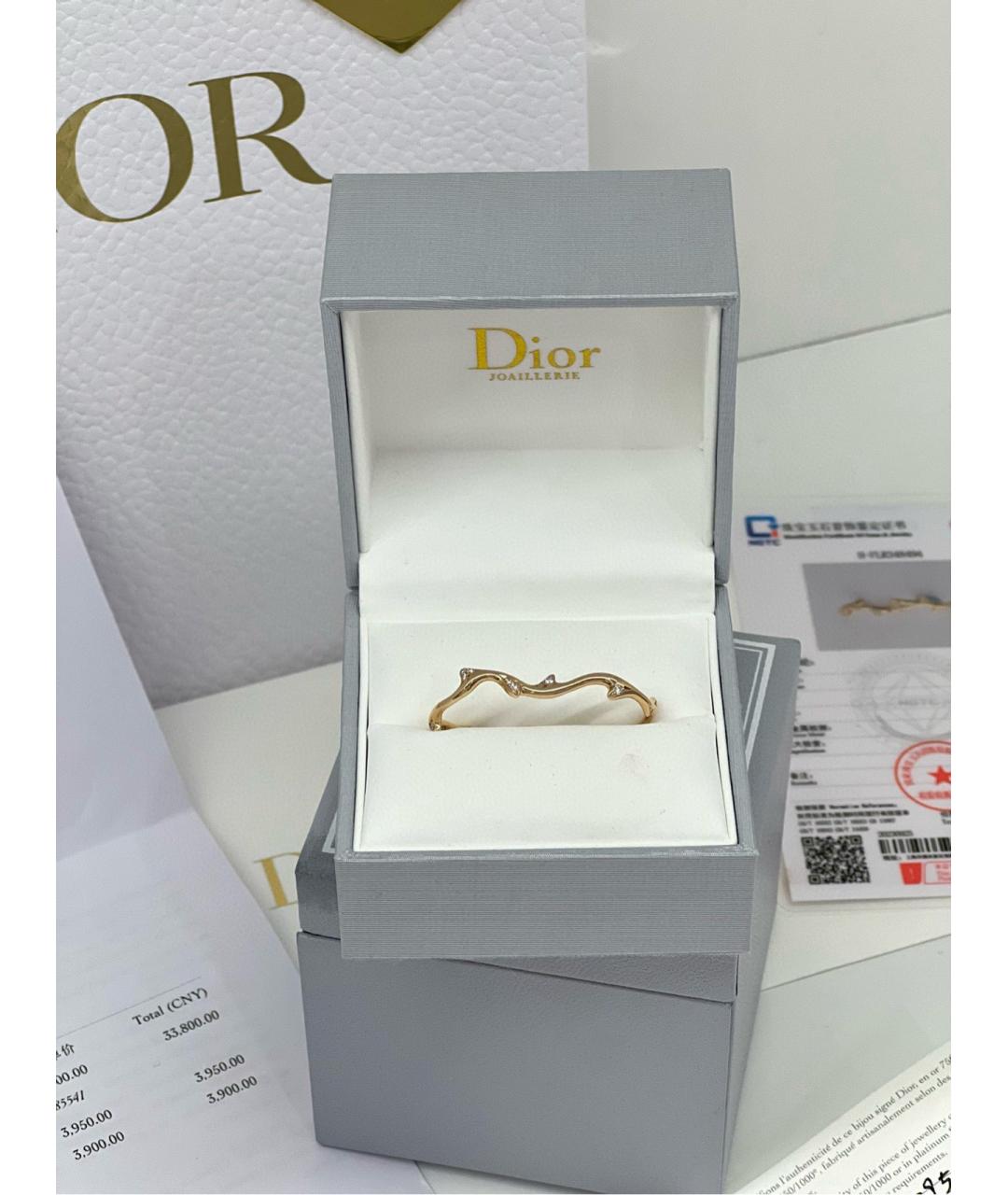 CHRISTIAN DIOR Золотое кольцо из розового золота, фото 5