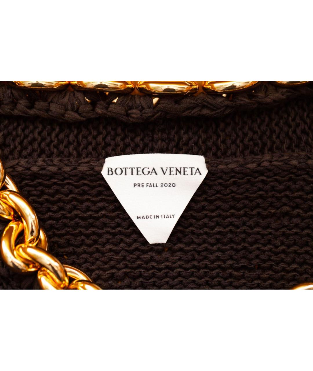 BOTTEGA VENETA Коричневый джемпер / свитер, фото 3