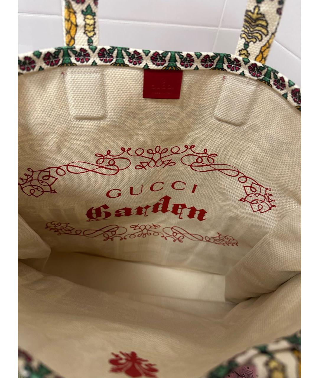 GUCCI Мульти тканевая пляжная сумка, фото 3