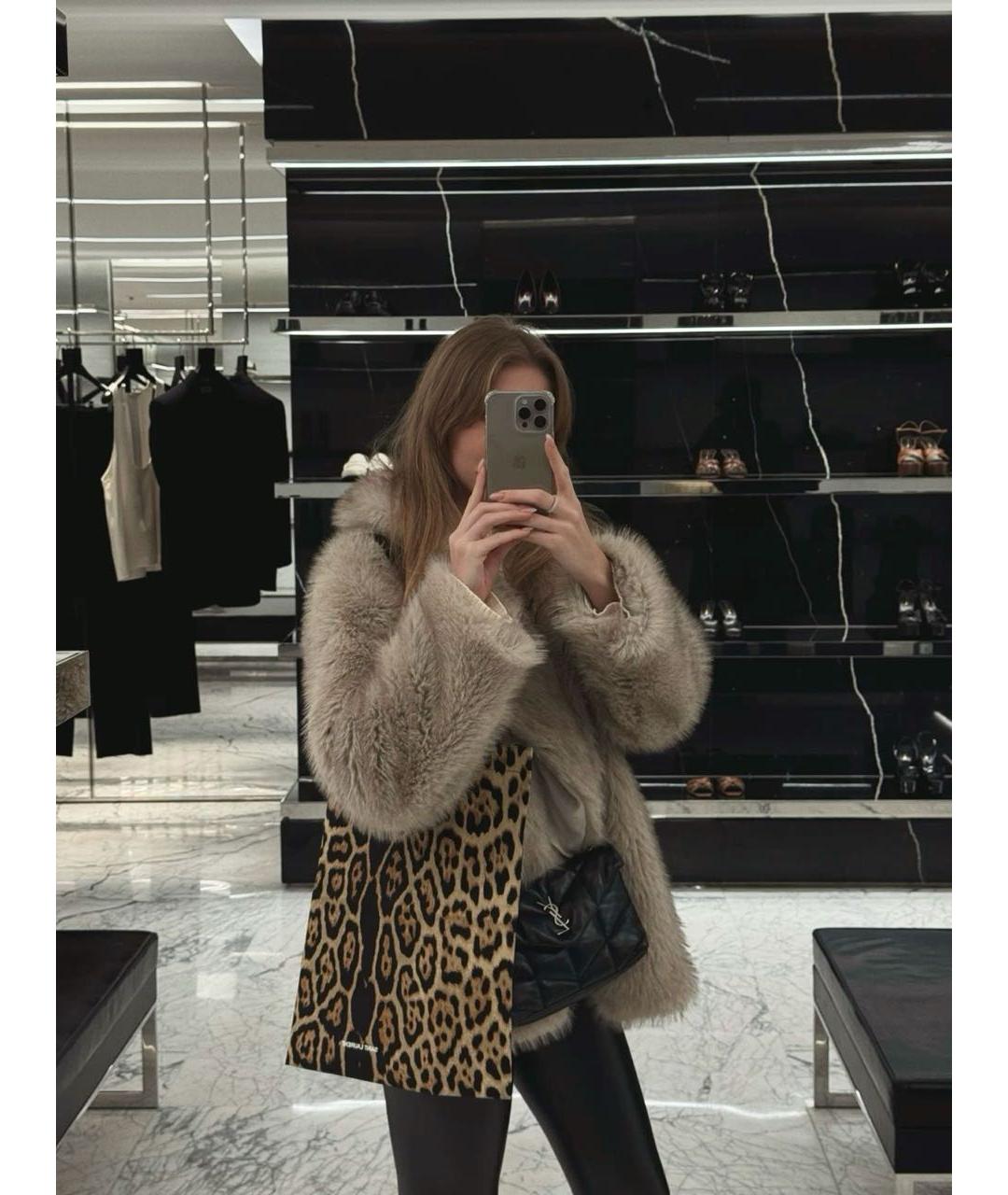 SAINT LAURENT Мульти хлопковая сумка тоут, фото 5