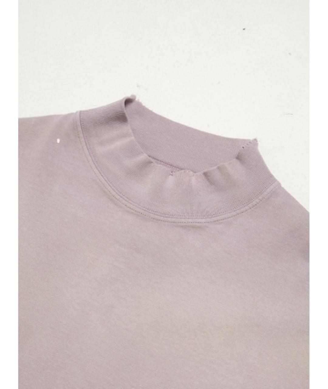 MAISON MARGIELA Фиолетовая хлопковая футболка, фото 3