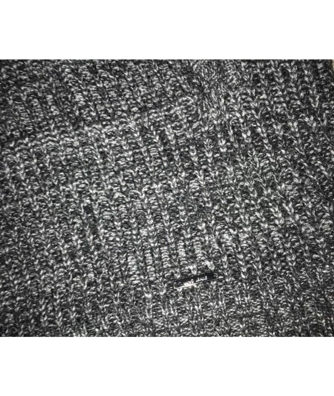 LIU JO Антрацитовый шерстяной джемпер / свитер, фото 3