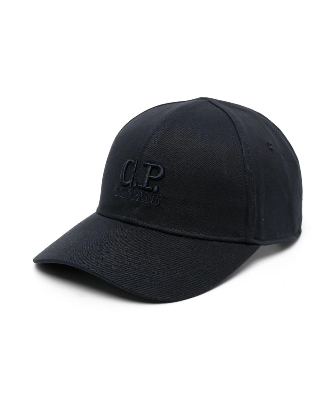 CP COMPANY Черная хлопковая кепка/бейсболка, фото 1