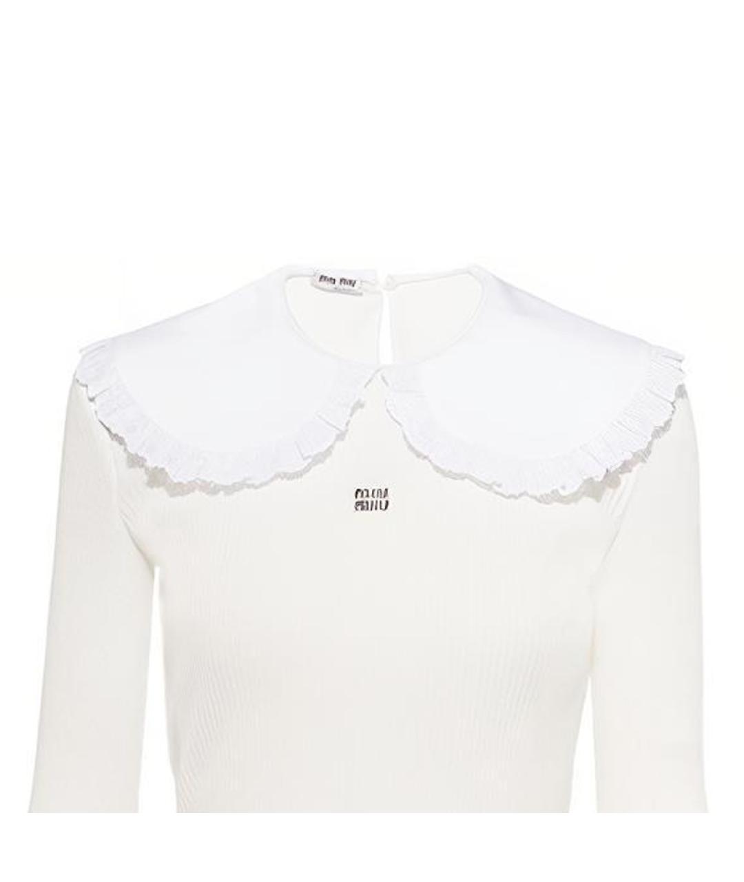 MIU MIU Белая блузы, фото 6