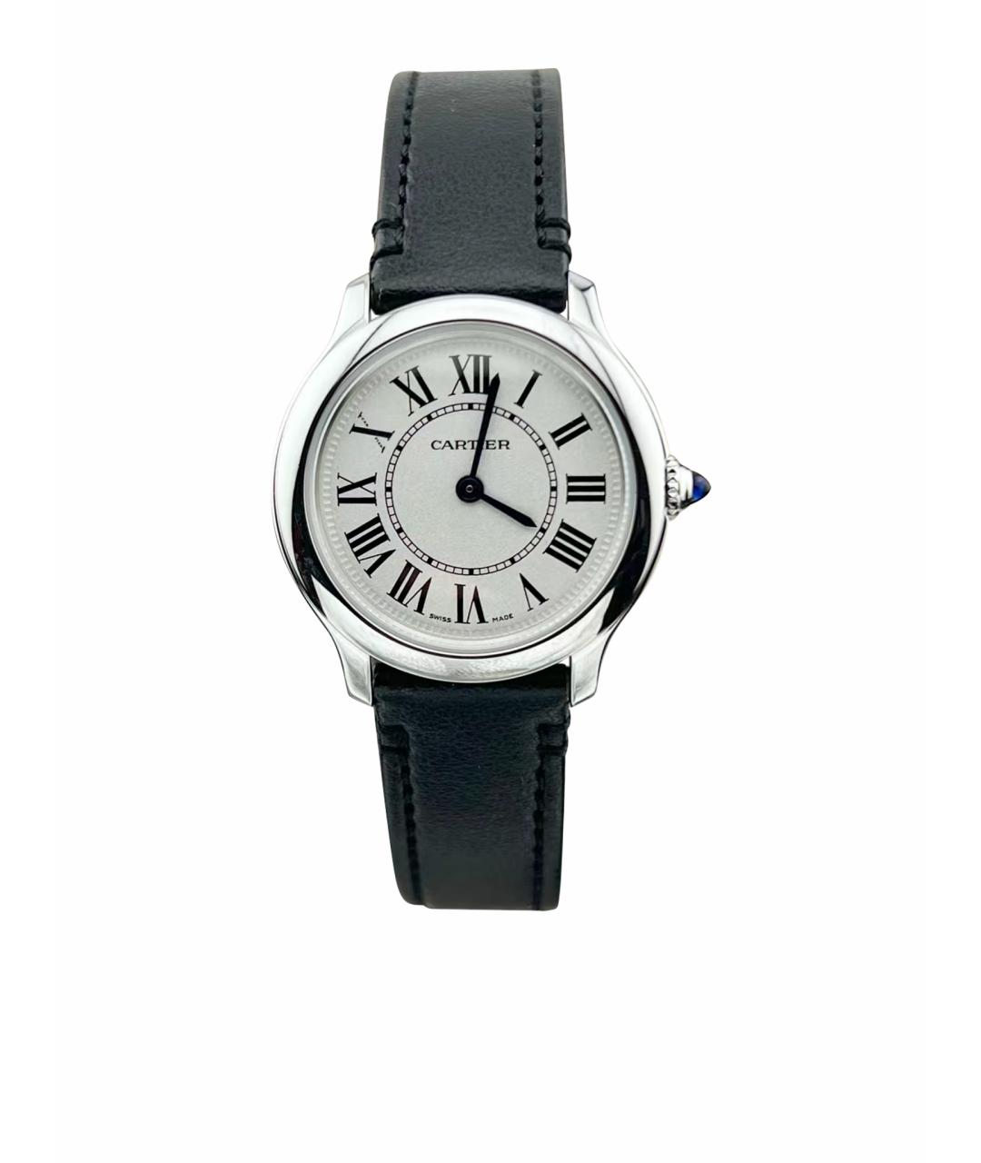CARTIER Черные часы, фото 1