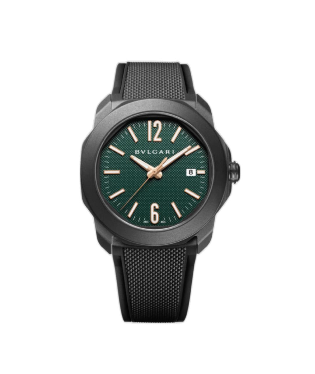 BVLGARI Зеленые часы, фото 1
