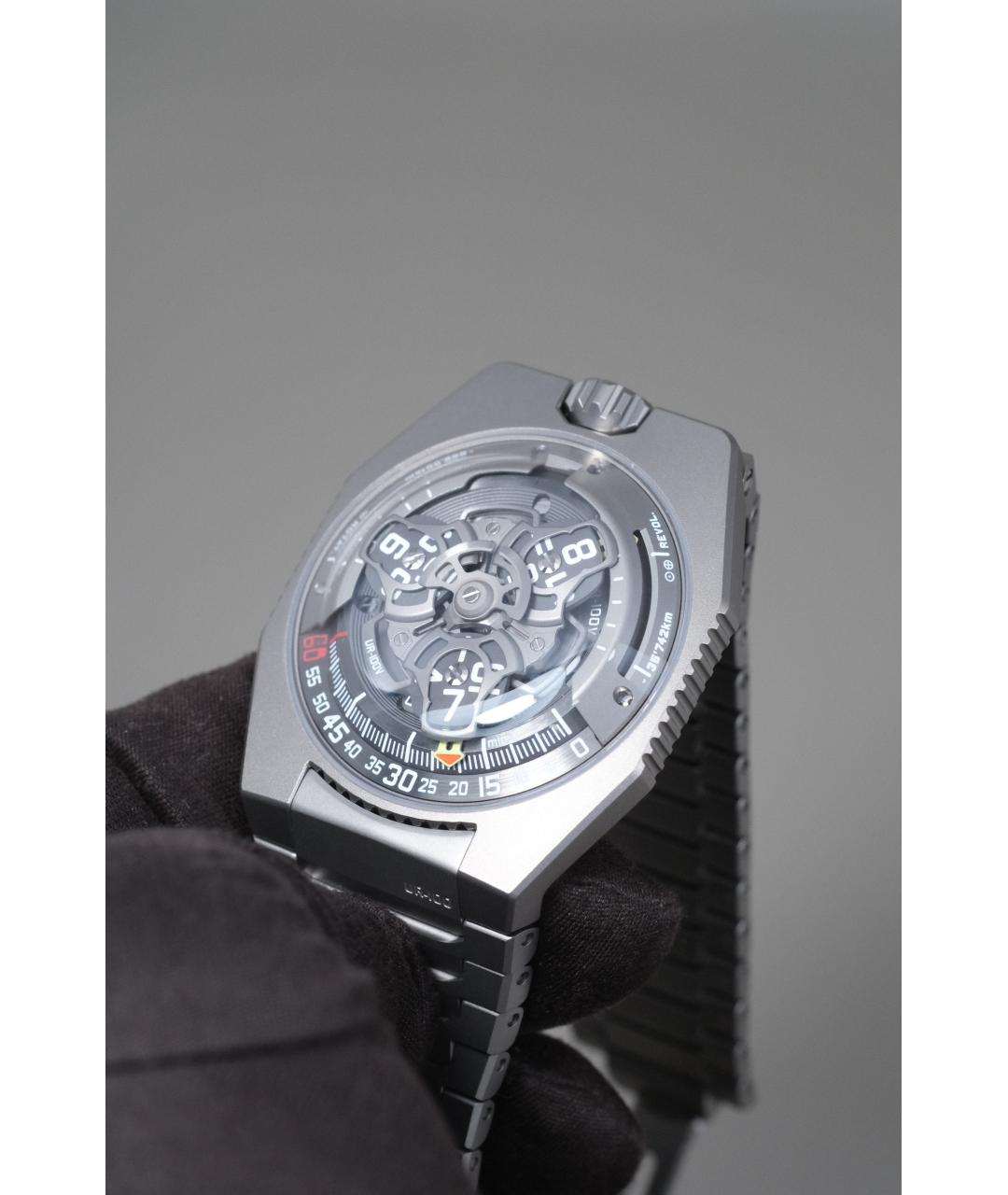 0711 Серые часы, фото 4