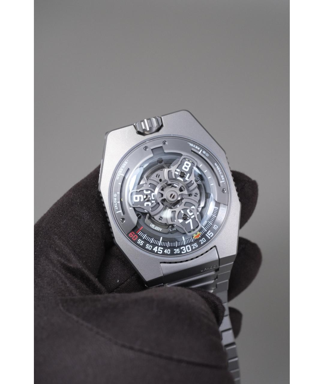 0711 Серые часы, фото 2