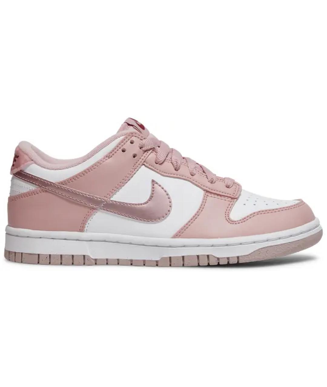 NIKE Розовые кожаные кроссовки, фото 6