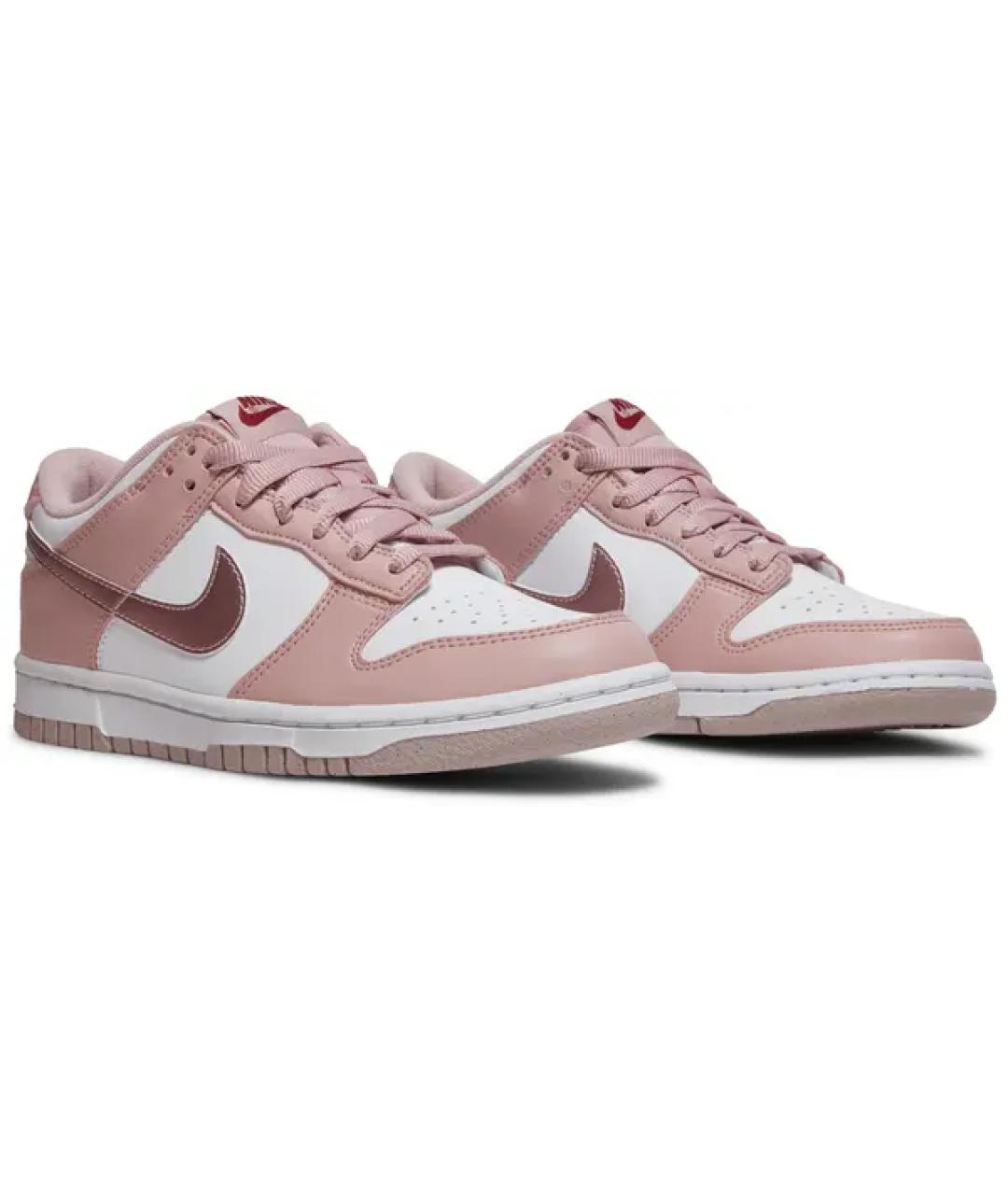 NIKE Розовые кожаные кроссовки, фото 5