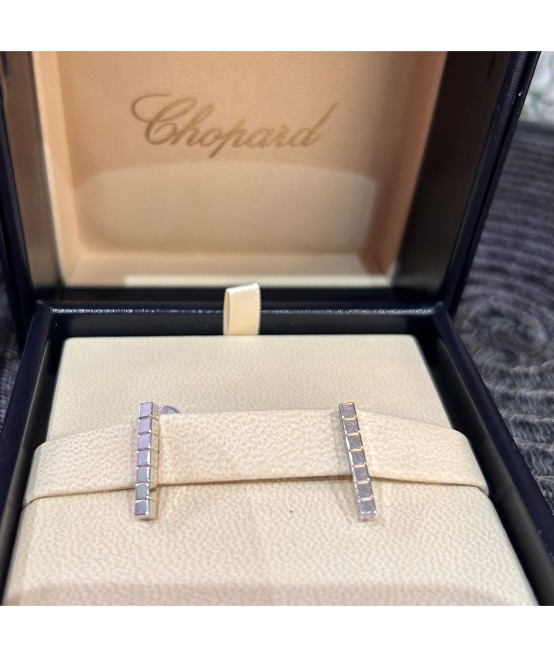 CHOPARD Серебряные серьги из белого золота, фото 6