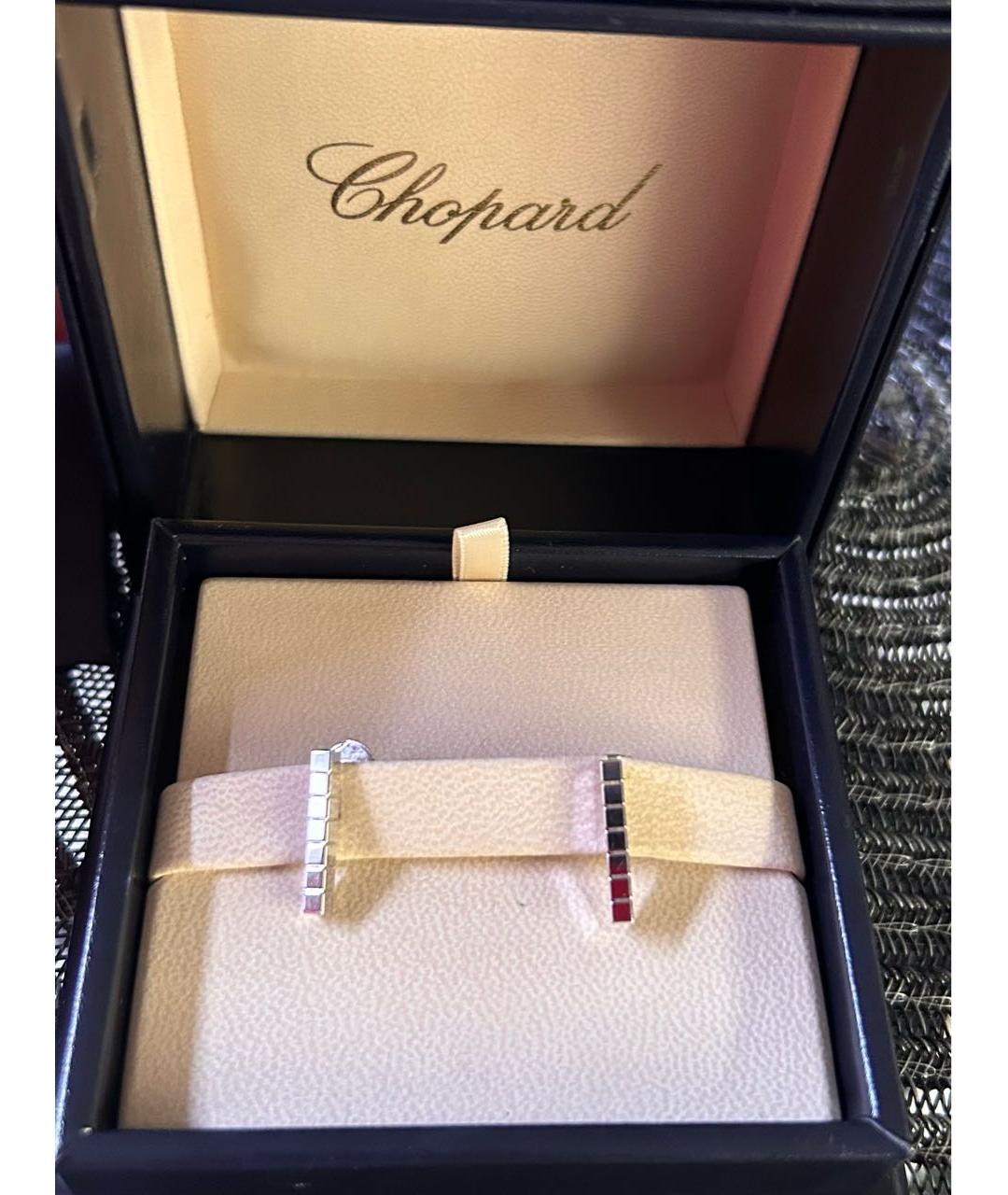 CHOPARD Серебряные серьги из белого золота, фото 4