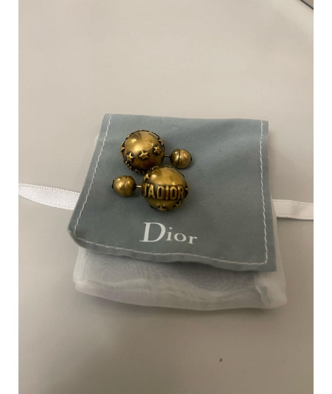 CHRISTIAN DIOR Золотые серьги из желтого золота, фото 5