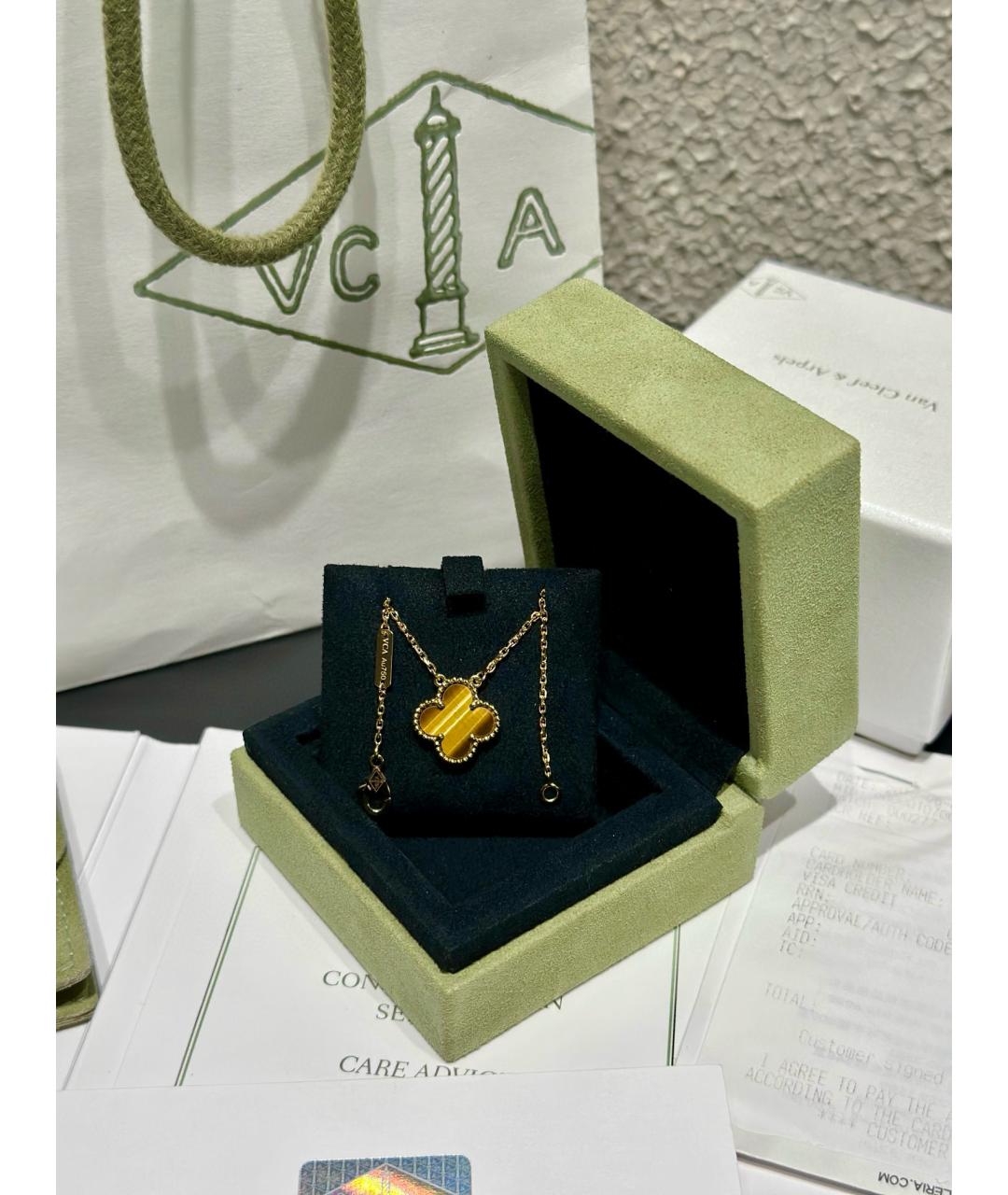 VAN CLEEF & ARPELS Желтая подвеска из желтого золота, фото 2