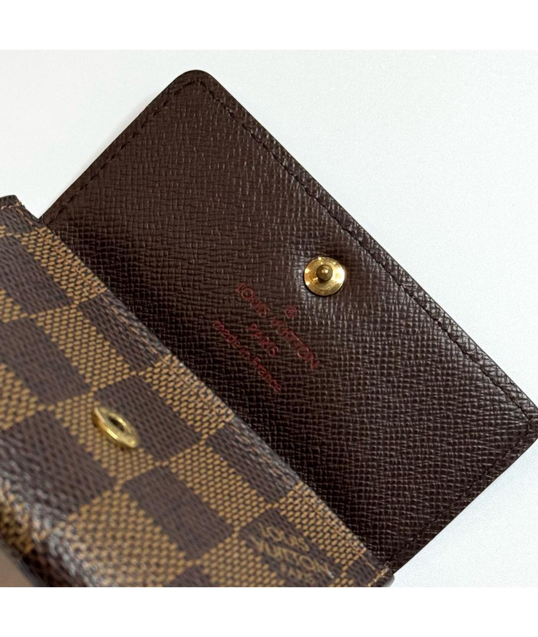 LOUIS VUITTON Коричневый кардхолдер, фото 6