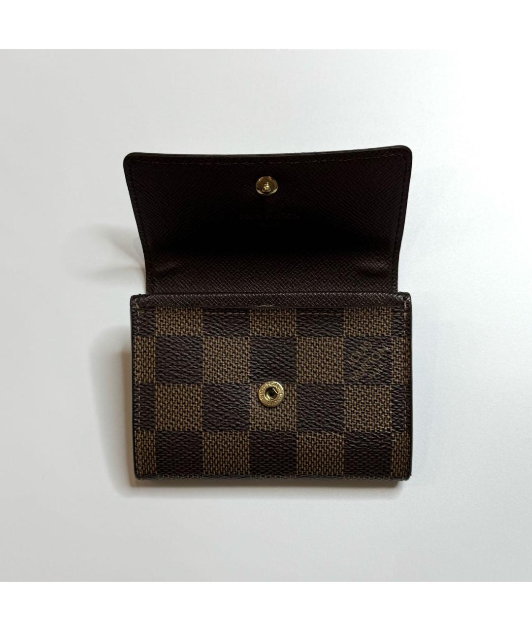 LOUIS VUITTON Коричневый кардхолдер, фото 5