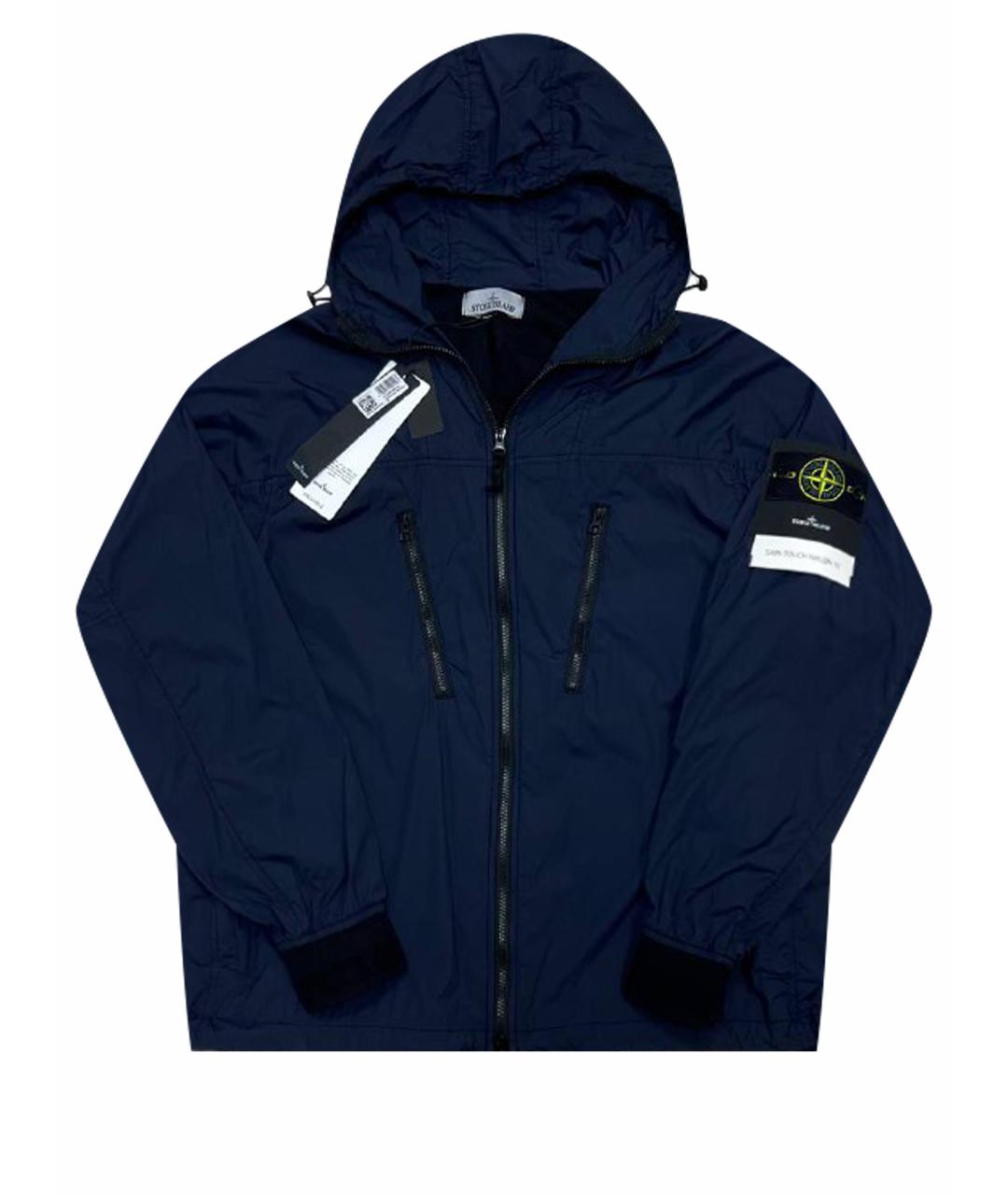 STONE ISLAND Темно-синяя куртка, фото 1