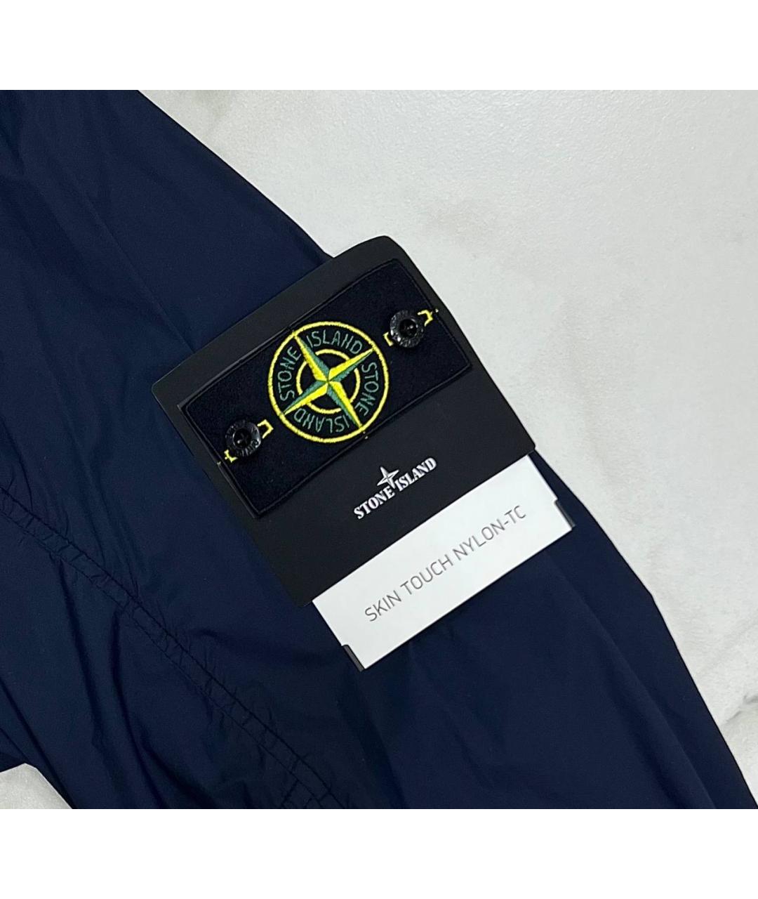STONE ISLAND Темно-синяя куртка, фото 3