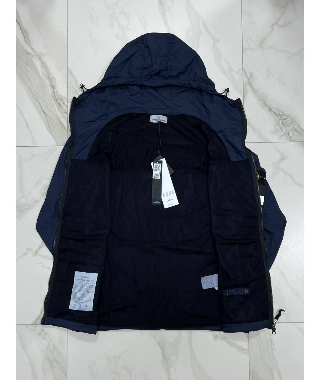 STONE ISLAND Темно-синяя куртка, фото 4