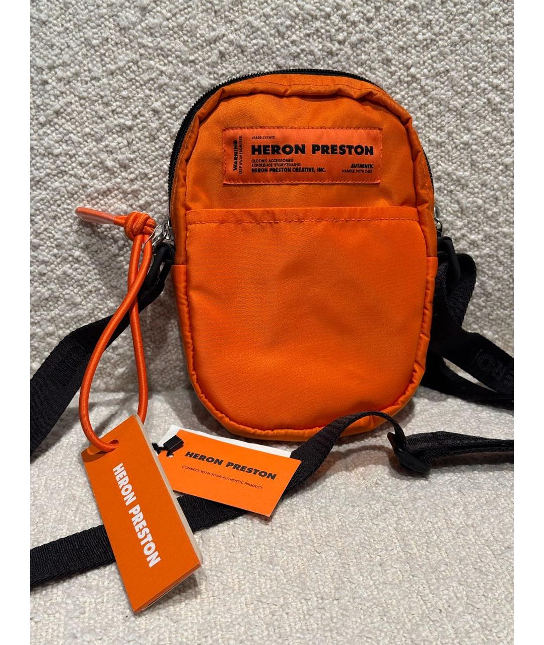 HERON PRESTON Оранжевая поясная сумка, фото 3