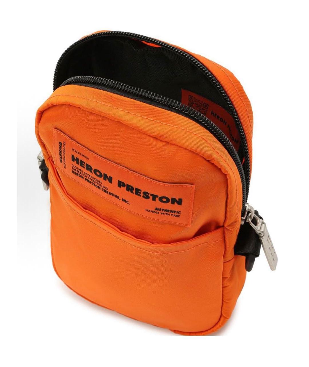 HERON PRESTON Оранжевая поясная сумка, фото 4