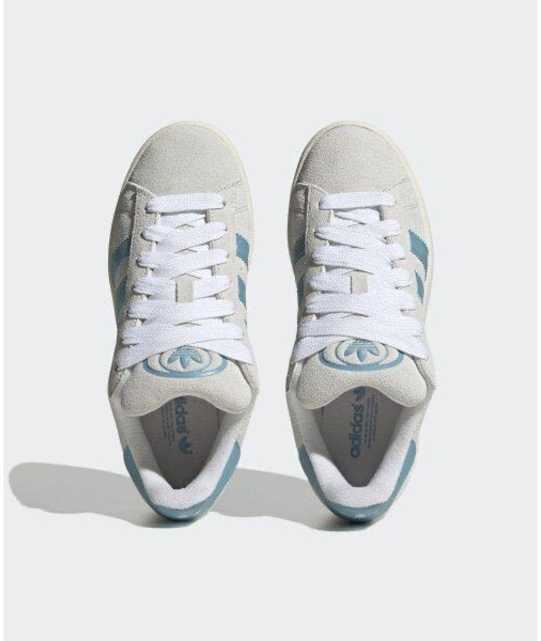 ADIDAS Серые замшевые кроссовки, фото 3