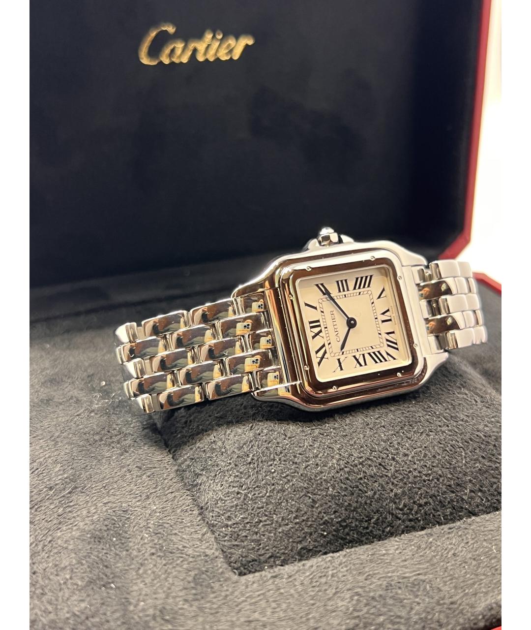 CARTIER Белые часы, фото 4