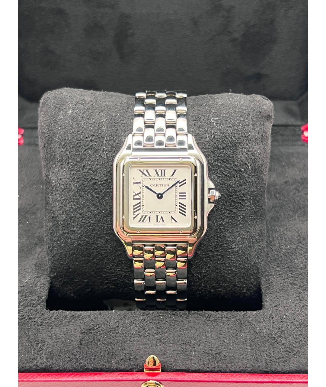 CARTIER Белые часы, фото 2